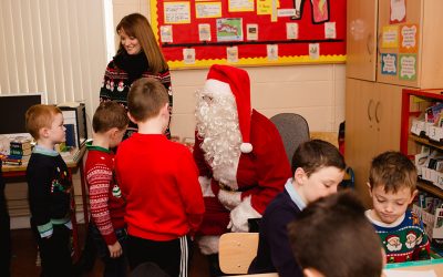 Santa came to Deravoy N.S.
