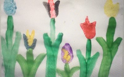 Tulip Potato Prints