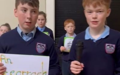 An t-earrach atá ann.